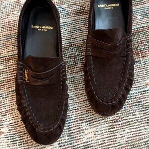 Le Suede YSL Penny Loafers